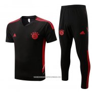 Tuta da Track Bayern Monaco 22-23 Manica Corta Nero