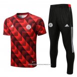 Tuta da Track Bayern Monaco 22-23 Manica Corta Rosso