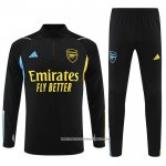 Tuta da Track Felpa Arsenal 23/24 Nero