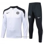 Tuta da Track Felpa Chelsea 25/26 Bianco