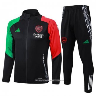 Tuta da Track Giacca Arsenal Nero 24-25