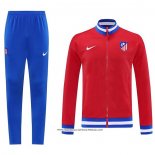 Tuta da Track Giacca Atletico Madrid 25/26 Bianco Rosso