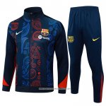 Tuta da Track Giacca Barcellona 2024 Rosso e Blu -2025