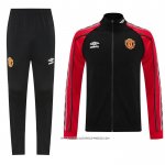 Tuta da Track Giacca Manchester United 25/26 Nero