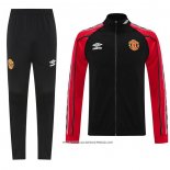 Tuta da Track Giacca Manchester United 25/26 Nero