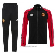 Tuta da Track Giacca Manchester United 25/26 Nero