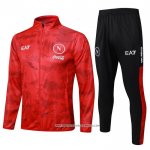 Tuta da Track Giacca Napoli Rosso 24-25