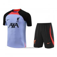 Tuta da Track Liverpool 22-23 Manica Corta Purpura - Pantaloncini