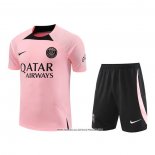 Tuta da Track Paris Saint-Germain 22-23 Manica Corta Rosa - Pantaloncini