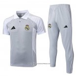 Conjunto Polo Real Madrid 25/26 Grigio