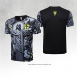Maglia Allenamento Brasile Nero Jesus 24-25