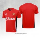 Maglia Allenamento Manchester United 2024 Rosso -25