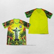 Maglia Brasile Jesus 25/26 Giallo Verde Thailandia