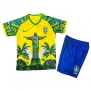 Maglia Brasile Jesus 25-26 Bambino Giallo