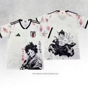 Maglia Giappone Bianco Thailandia Anime Luffy 24-25