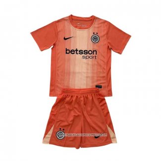 Maglia Inter Portiere 25/26 Bambino Arancione