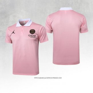 Maglia Polo Paris Saint-Germain Jordan Rosa 24-25
