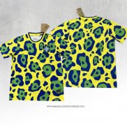 Maglia Prematch Brasile 2024 Verde Giallo
