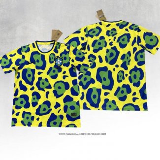 Maglia Prematch Brasile 2024 Verde Giallo