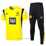 Tuta da Track Borussia Dortmund 23/24 Manica Corta Giallo