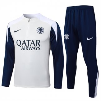 Tuta da Track Felpa Inter 25/26 Bianco