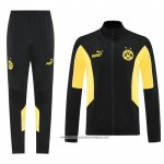 Tuta da Track Giacca Borussia Dortmund 25/26 Bambino Nero