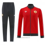 Tuta da Track Giacca Manchester United 2024 Rosso -2025