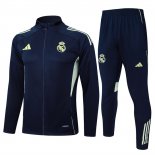Tuta da Track Giacca Real Madrid 25/26 Blu Scuro