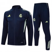 Tuta da Track Giacca Real Madrid 25-26 Blu Scuro