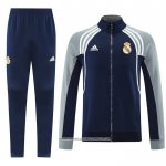 Tuta da Track Giacca Real Madrid 25/26 Nero Grigio