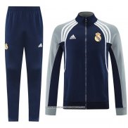 Tuta da Track Giacca Real Madrid 25/26 Nero Grigio