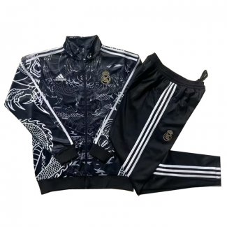 Tuta da Track Giacca Real Madrid Dragon 24/25 Nero