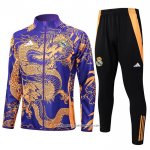 Tuta da Track Giacca Real Madrid Purpura Dragon 24-25