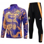 Tuta da Track Giacca Real Madrid Purpura Dragon 24-25