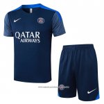 Tuta da Track Paris Saint-Germain 25/26 Manica Corta Blu - Pantaloncini