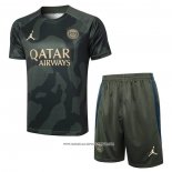 Tuta da Track Paris Saint-Germain Jordan 2024 Manica Corta Verde - Pantaloncini -25