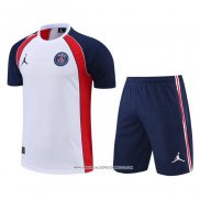 Tuta da Track Paris Saint-Germain Jordan 22-23 Manica Corta Bianco - Pantaloncini