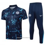 Conjunto Polo Chelsea Blu Scuro 24-25
