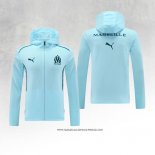 Giacca con Cappuccio Olympique Marsiglia 2024 Blu -25