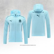 Giacca con Cappuccio Olympique Marsiglia 2024 Blu -25