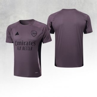Maglia Allenamento Arsenal Grigio 24-25 Purpura