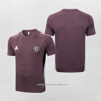 Maglia Allenamento Manchester United 25/26 Marrone