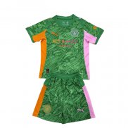 Maglia Manchester City Portiere 25-26 Bambino Verde