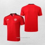 Maglia Polo Manchester United 22/23 Rosso