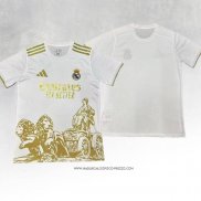 Maglia Real Madrid Special Giallo Thailandia 24-25 Bianco