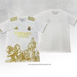 Maglia Real Madrid Special Giallo Thailandia 24-25 Bianco