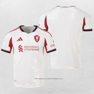 Seconda Maglia Liverpool Authentic 25/26