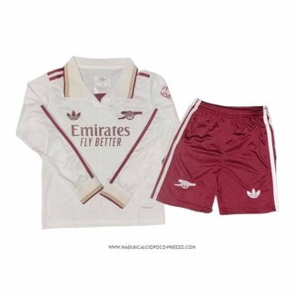Terza Maglia Arsenal 25/26 Bambino Manica Lunga