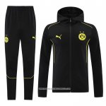 Tuta con Cappuccio Borussia Dortmund 2024 Nero