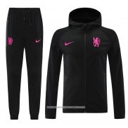 Tuta con Cappuccio Chelsea 24-25 Nero